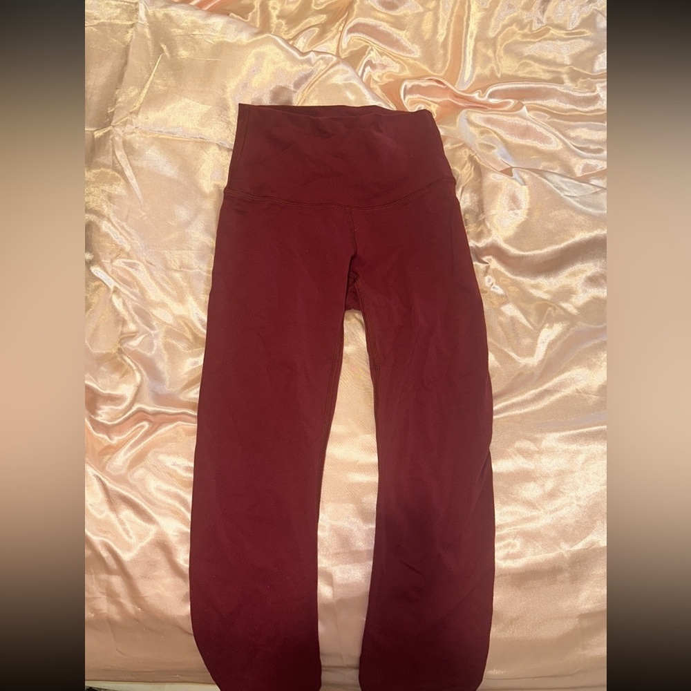 Lululemon Align HR leggings 28” Red Merlot - Picture 3 of 7